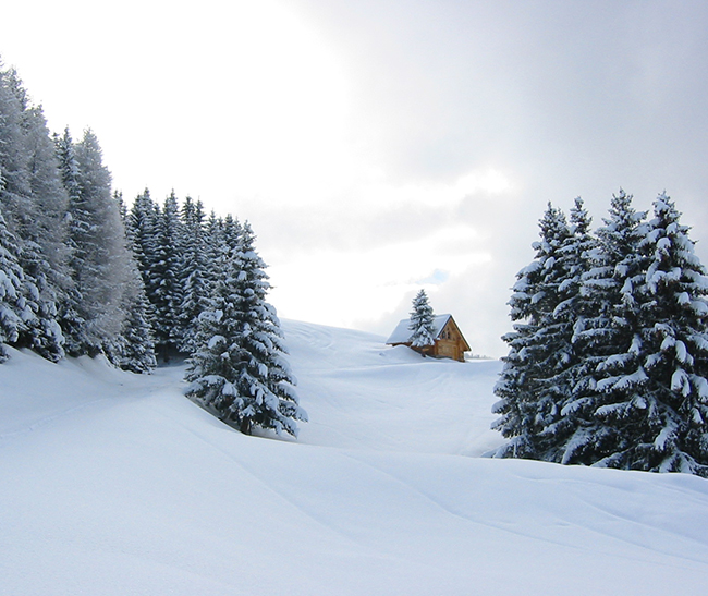 Nuit en chalet et ski de randonnée